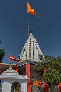 16 Şubat 2005-Shree Mangalnath Shiva tapınağı Her Skand Puran Mars-Bhairavgadh yolunun doğduğu yerdir, Ujjain, Madhya Pradesh India