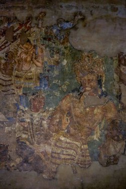 Vajarapani 'nin resmi 1Ajanta Mağarası' nda Aurangabad Maharashtra Hindistanı yakınlarında