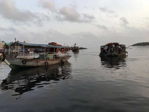Aug 2019 Camyutore Oversteek Versova Madh Ferry Boa Bij Andheri — Stockfoto