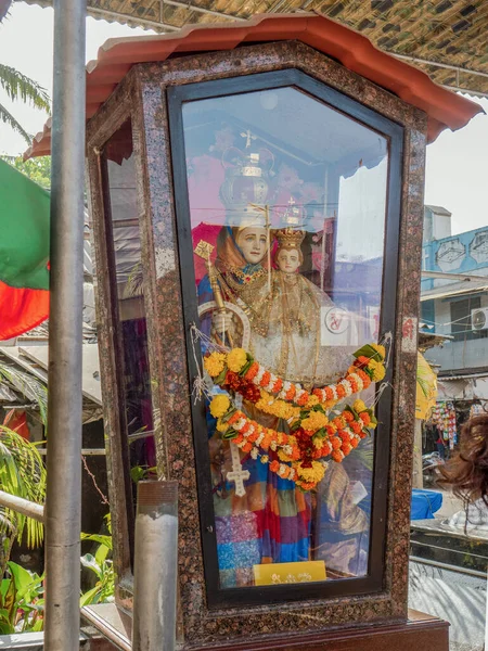 2019年3月31日Mawli Mother Mary Old Cross Worli Village Mumbai Maharashtra India — 图库照片