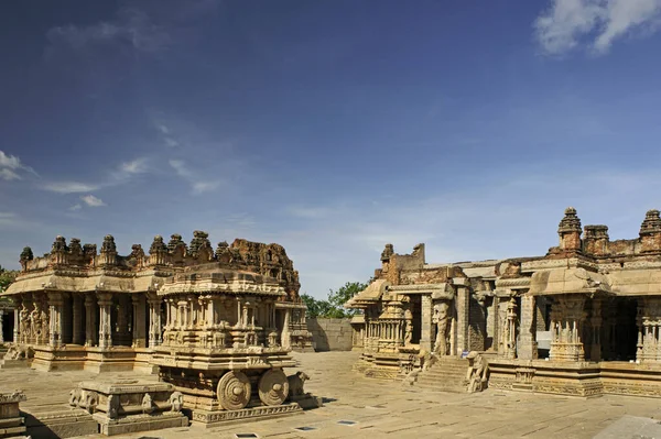 2008 Carro Piedra Vijaya Vittala Templo Construido Por Kalyanmantap 1513 —  Fotos de Stock