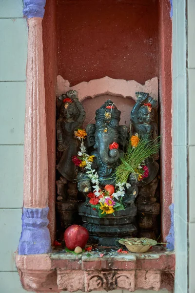 Srpna 2006 Ganesh Idol Chrámu Jagnath Shiv Walkeshwar Bombaj Maháráštra — Stock fotografie