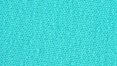 Tekstil arka planı - mavi pamuklu polyester kumaş. Makro atış