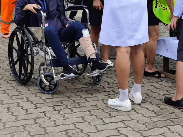 Hemşire bir kaza geçirdi..