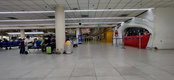 Bangkok Tailândia Março 2020 Don Muang International Airport Terminal Devido — Fotografia de Stock