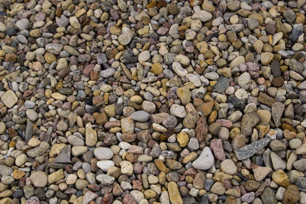 Renkli çakıl taşları. Renkli küçük taşlar. Doğal arkaplan.