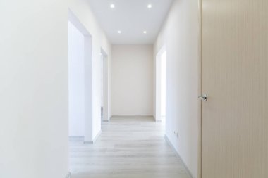 Mobilyasız ev ya da daire parlak renklerde