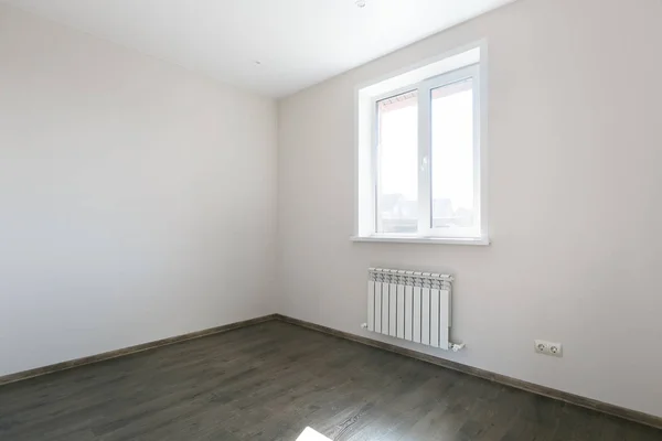 Unmöbliertes Haus Oder Wohnung Hellen Farben Mit Dunklem Fußboden — Stockfoto