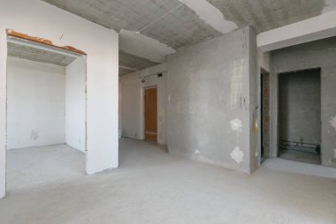 dekorasyon olmadan dairenin iç