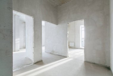 dekorasyon olmadan dairenin iç