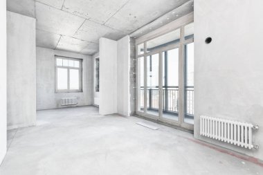 dekorasyon olmadan dairenin iç