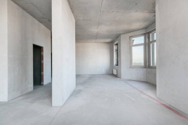 dekorasyon olmadan dairenin iç