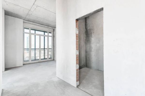 Interior Apartamento Sem Decoração — Fotografia de Stock