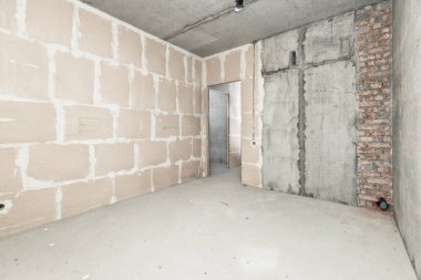 dekorasyon olmadan dairenin iç