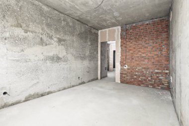 dekorasyon olmadan dairenin iç