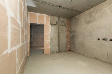 dekorasyon olmadan dairenin iç