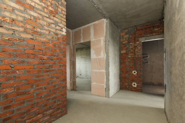 dekorasyon olmadan dairenin iç