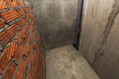 dekorasyon olmadan dairenin iç