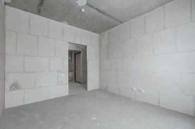 dekorasyon olmadan dairenin iç