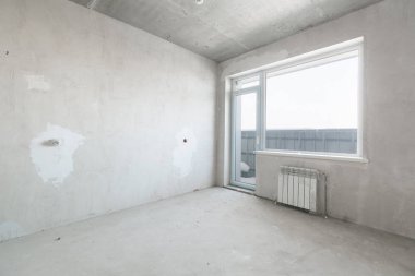 dekorasyon olmadan dairenin iç