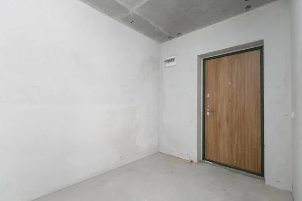 Interior Del Apartamento Sin Decoración Colores Grises —  Fotos de Stock