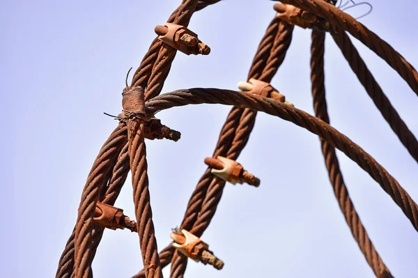 Cable industrial oxidado — Foto de Stock