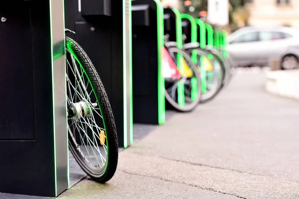 Bicycle sharing system — Stock Photo, Image