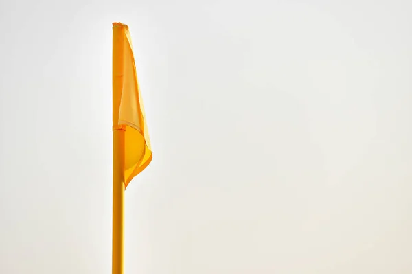 Gele hoek vlag — Stockfoto