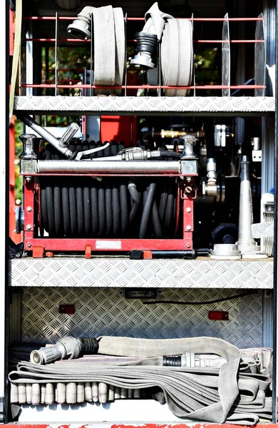 Mangueras de bomberos de servicio pesado —  Fotos de Stock