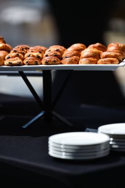 Tablo taze hamur işi ürünleri ile tam