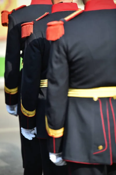 Guard of honor during a military ceremony — Stock Photo, Image