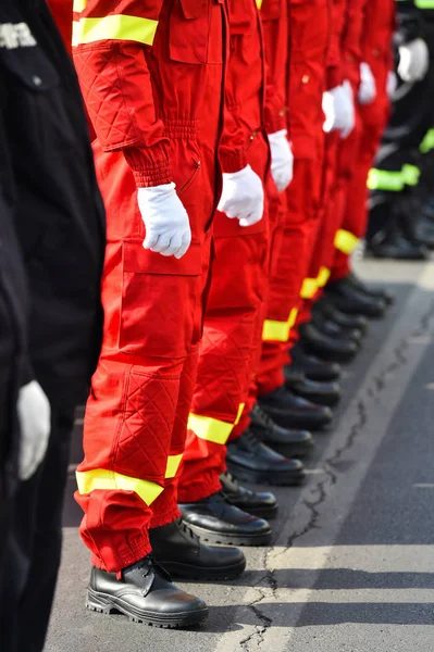 Guarda de honra durante uma cerimônia militar — Fotografia de Stock