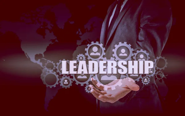 Leadership du concept d'entreprise et gestion du personnel — Photo