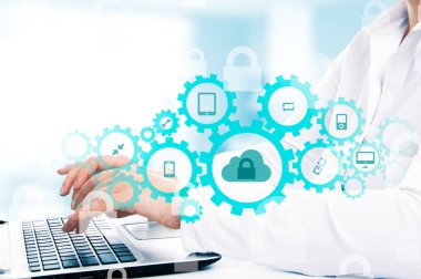 Bulut bilgi veri kavramı korumak. Güvenlik ve emniyet bulut veri