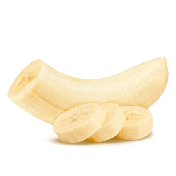 Banane. Bananes mûres isolées sur fond blanc . — Photo