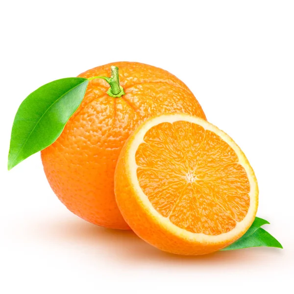 taze turuncu beyaz arkaplanda izole