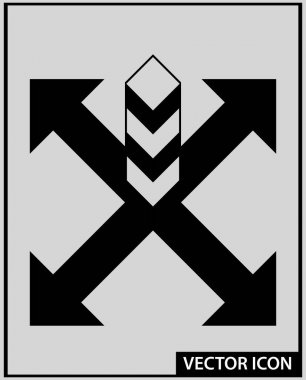 başlangıç noktası, yolun, vektör simge başlangıcı