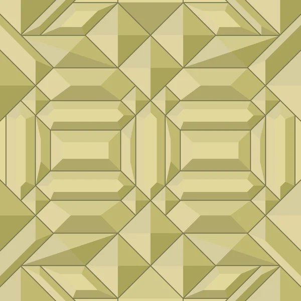 Zlatá Mozaika Bezešvé Vektorové Textury — Stockový vektor