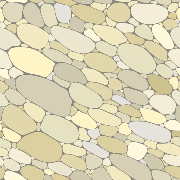 Texture Transparente Vectorielle Des Pierres Plage Mer — Image vectorielle