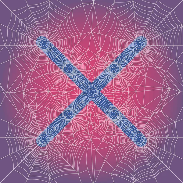 Örümcek ağsız vektör dokusu