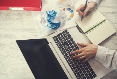 kadın klavyeli not defteri