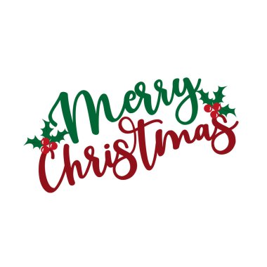 Ökseotlu mutlu Noeller mesajı. Posterler, tebrik kartları, tekstil, tişört baskısı, hediyeler için iyidir.. 