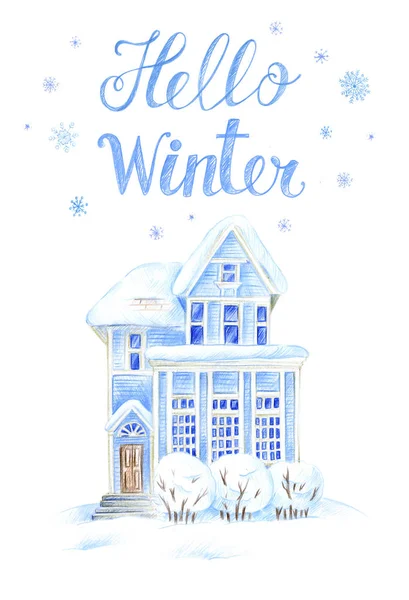 Hello winter card