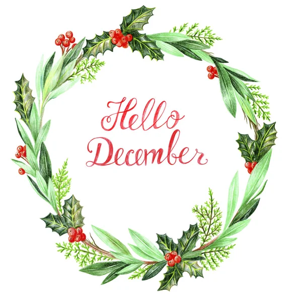 Hallo december — Stockfoto