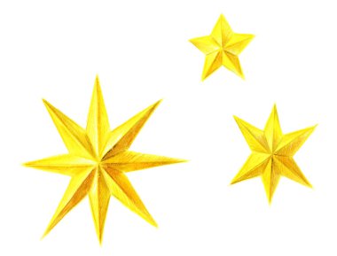 Noel altın yıldız