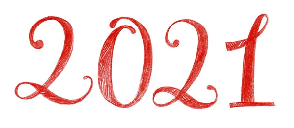 Lettering 2021_1 — Stock Photo, Image