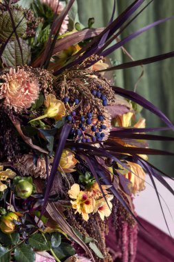 farklı çiçekler, seçici odak