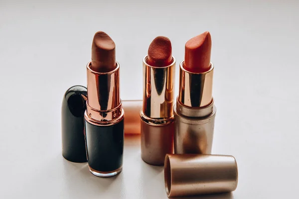 Lipstick Cosmetic Makeup Tube Beauty — Stock Photo, Image