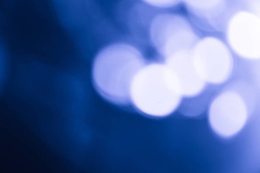 Odaklanmamış yumuşak ışıklar klasik mavi pantondan çekilen özgün arkaplan odak noktalarından, Bokeh 