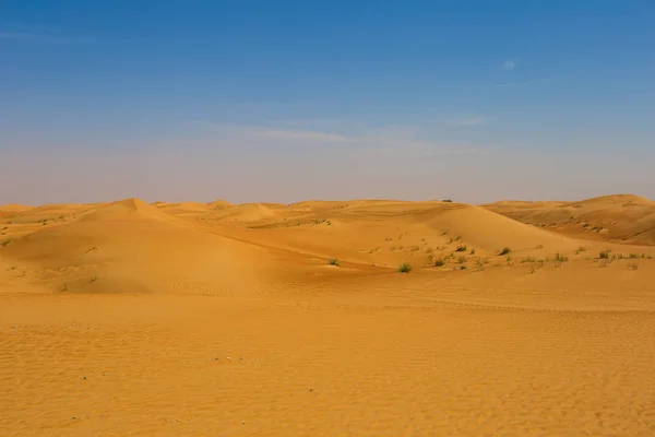 Desierto Rojo Al Hatta, Dubai, Emiratos Árabes Unidos — Foto de Stock